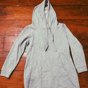 Fabletics Large Gray Yukon Hoodie Dress